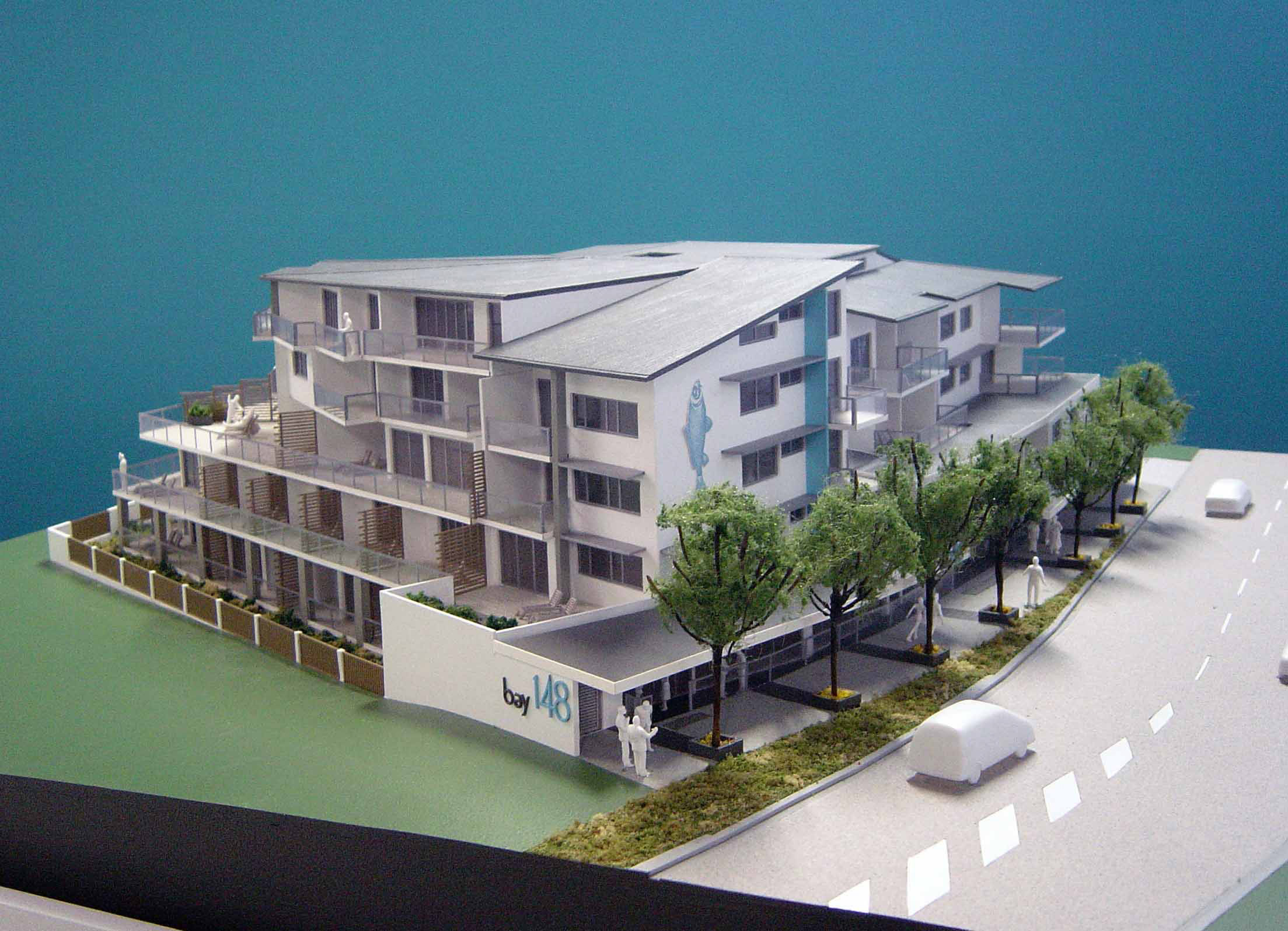 Scale 1-100 Redland Bay Apartments - Queensland