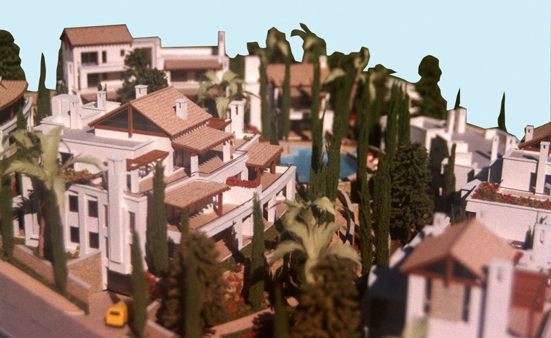 Scale 1-150 Marbella Apartments, Spain